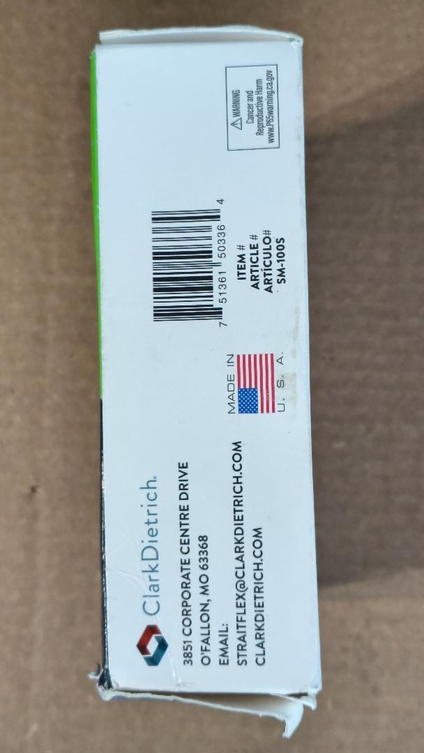 ClarkDietrich Strait-Flex Medium Flexible Corner Bead 2.25"x 100' Free US Ship