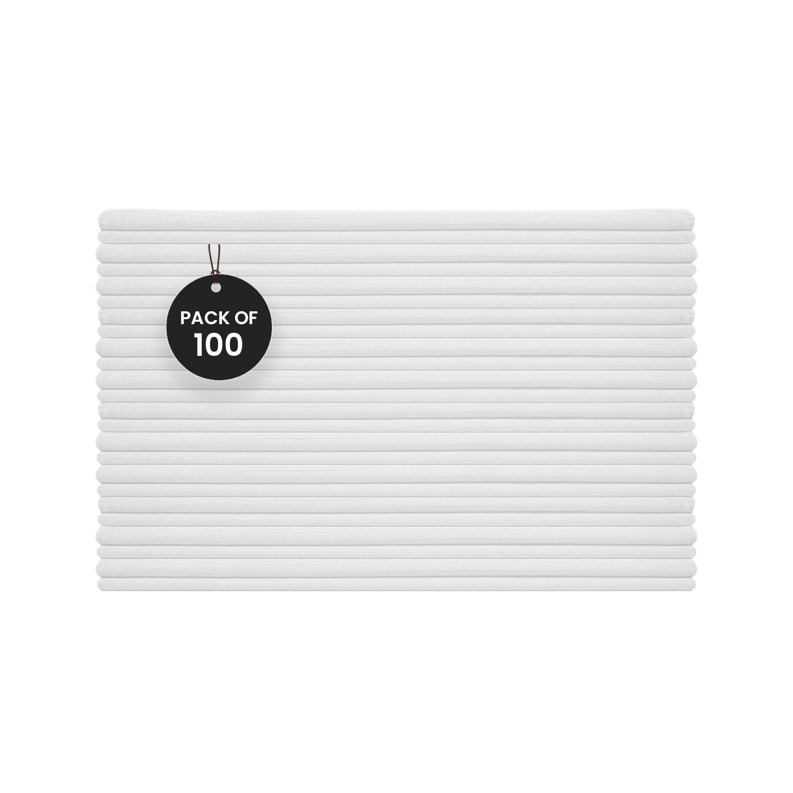 Shop White Cleaning Rags Towels - 100 Pack Premium 13x14 Industries Garage, Home