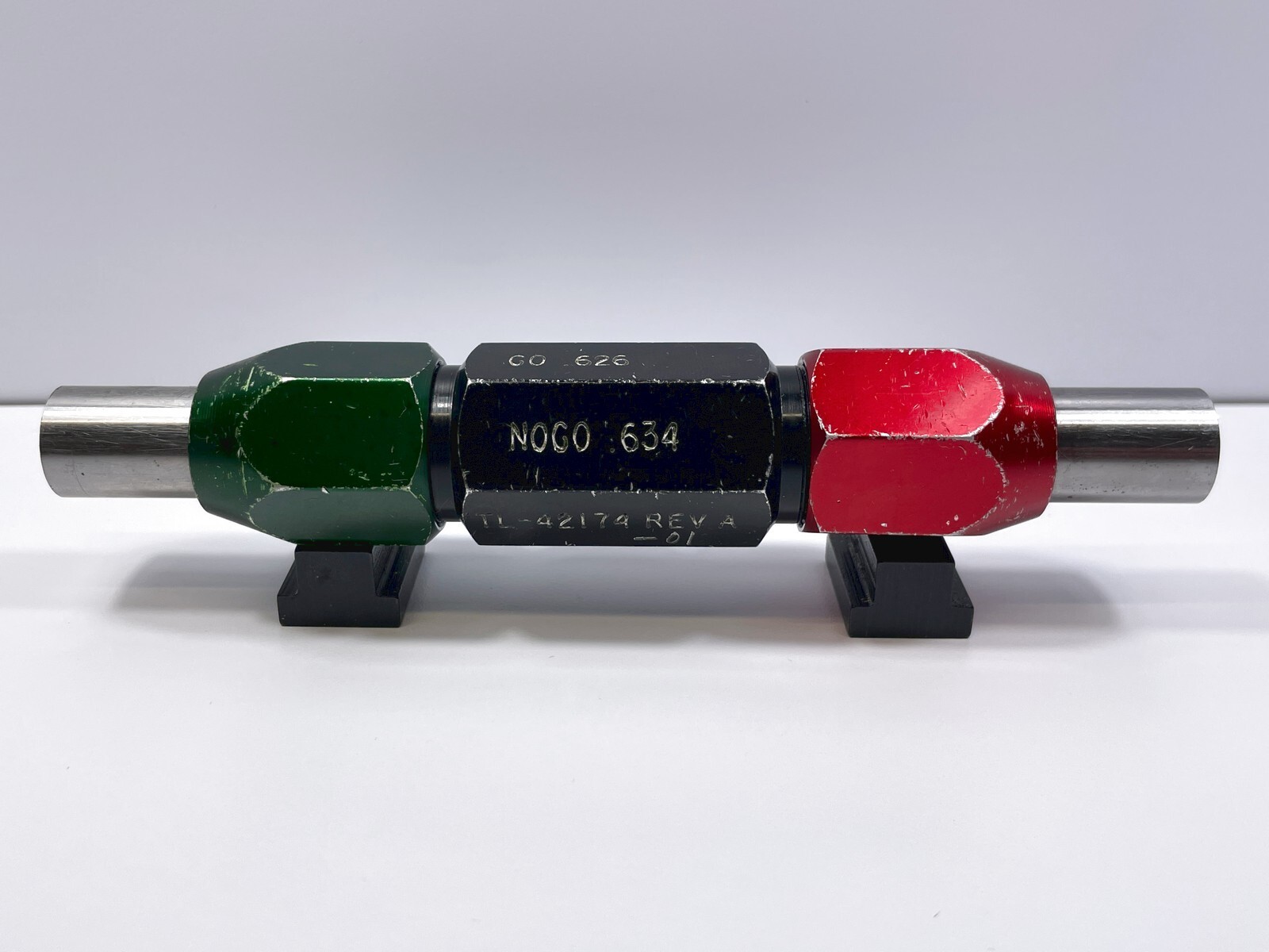 .626" GO .634" NO/GO Pin Plug Gage 1pc USED