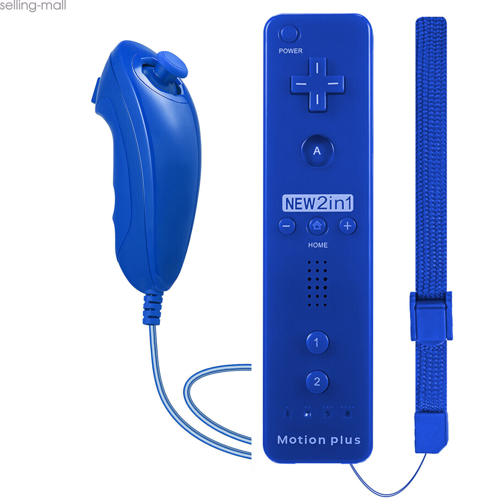 Built-in Motion Plus Wii Remote & Nunchuck Controller for Nintendo Wii Wii U