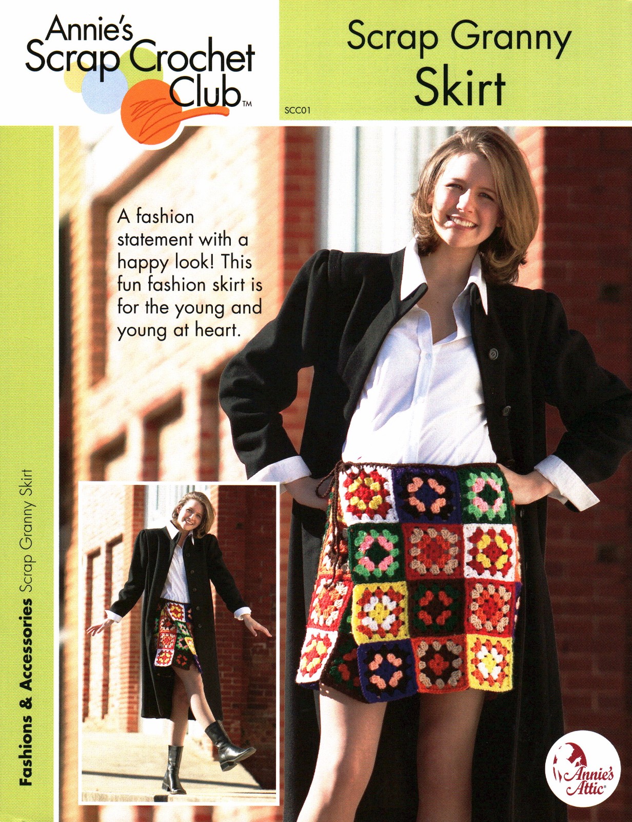 Scrap Granny Skirt | Annie's Scrap Crochet Club Fashions & Accessories SCC01