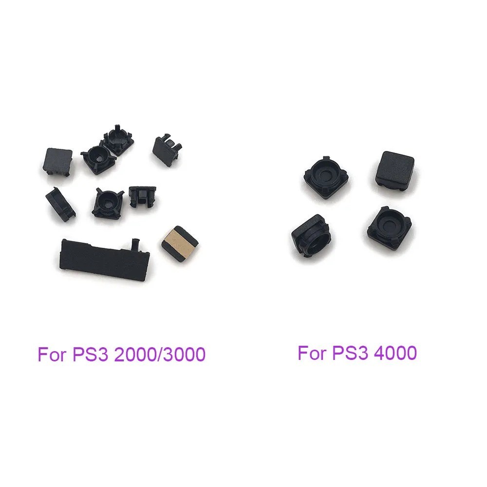 Feet for PlayStation PS3 Slim Screw Hole Cover Replacement 2000/3000/4000 Rubber