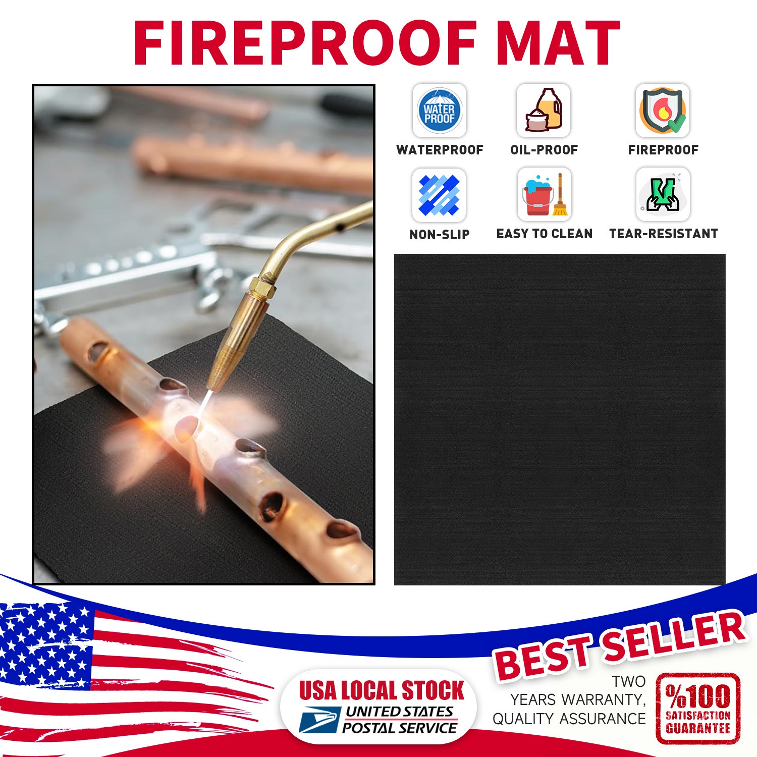 5mm Thicken Flame Retardant Insulation Pad FOR Fireplace Table  gas ducts Flue