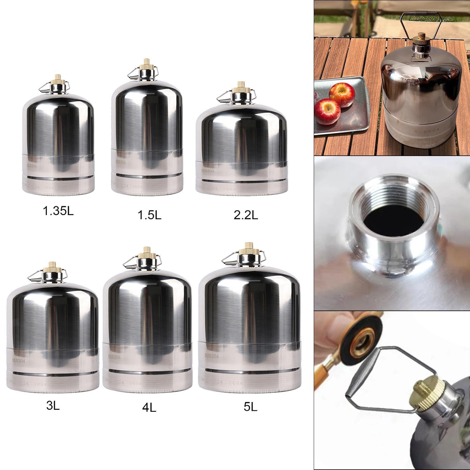 Gas Tank Cylinder Camping Gas Tank Empty Refillable Gas Bottle Camping Gas