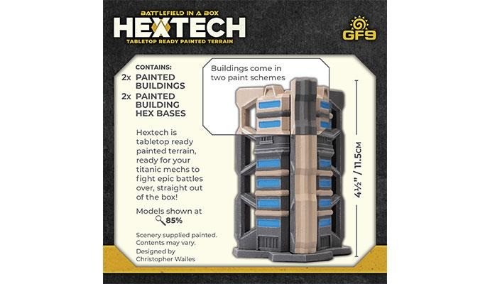 GF9 HexTech Terrain: Trinity City: Tri-Towers - GF9 HEXT11