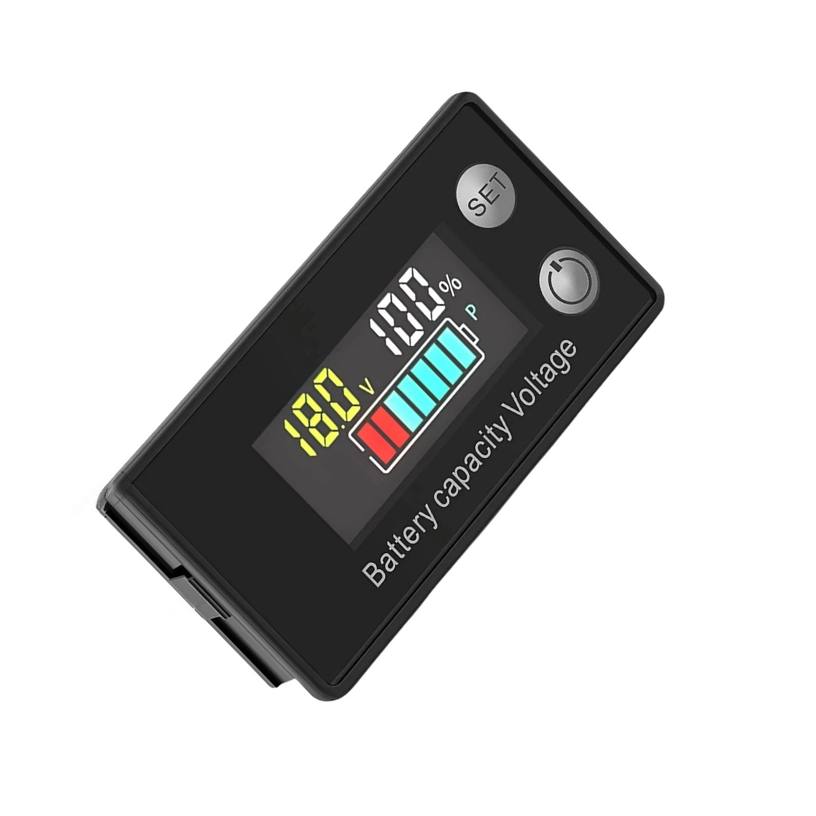 1PCS LCD Display DC Battery Monitor Meter 12v 24v 36v 48v 60v 72v For Car RV