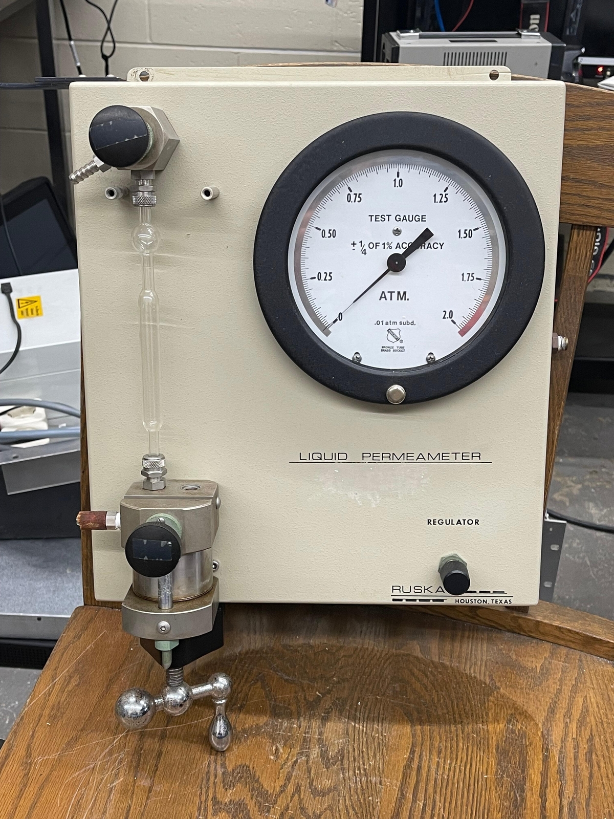 Ruska Cat. No. 1013-801 Liquid Permeameter w/ T15110 tube