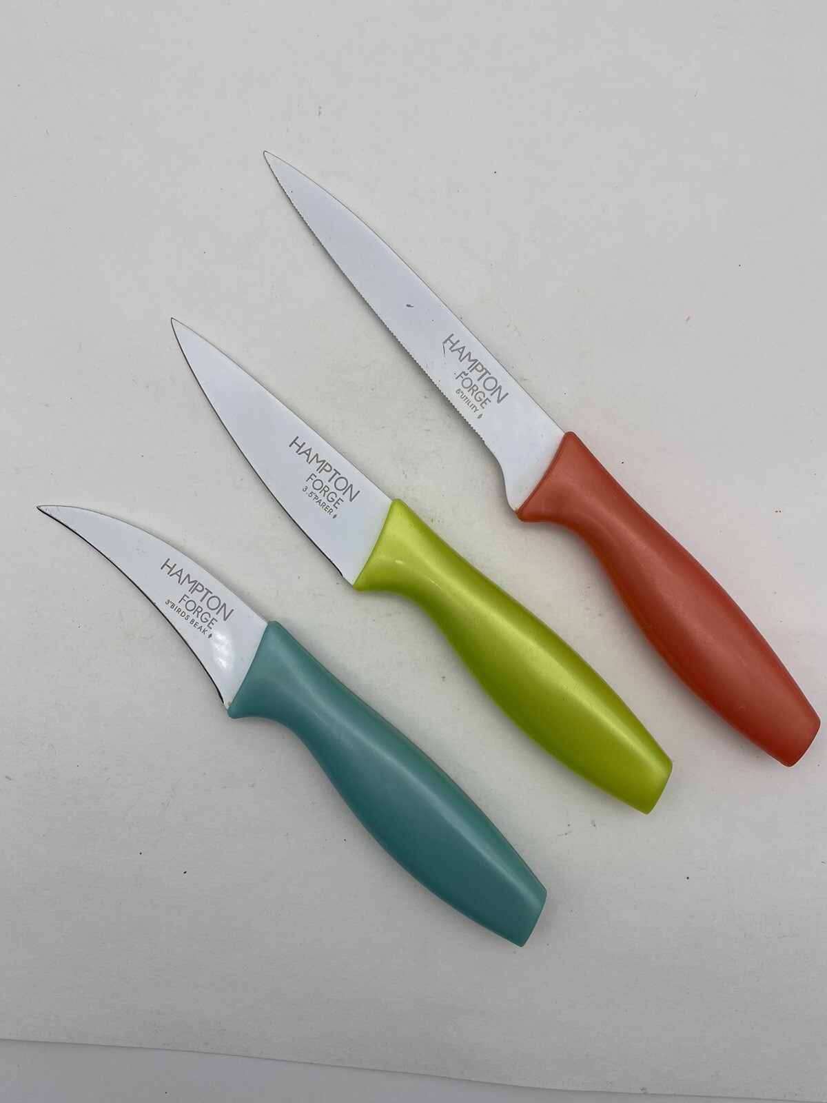Lot 3 Hampton Forge Colorful Knives