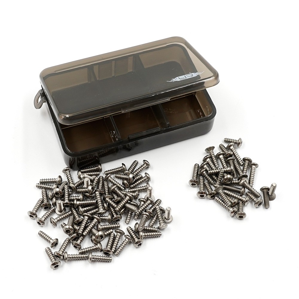 NEW Yeah Racing TSAS-0018 Titanium Screw Assorted Set w/ Box for Tamiya BT-01