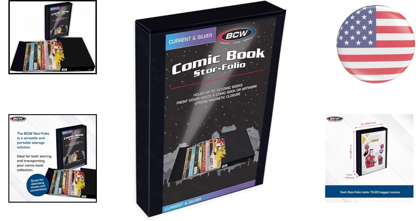 Comic Book Stor-Folio: Elegant Travel Case for Current & Silver Age Comics