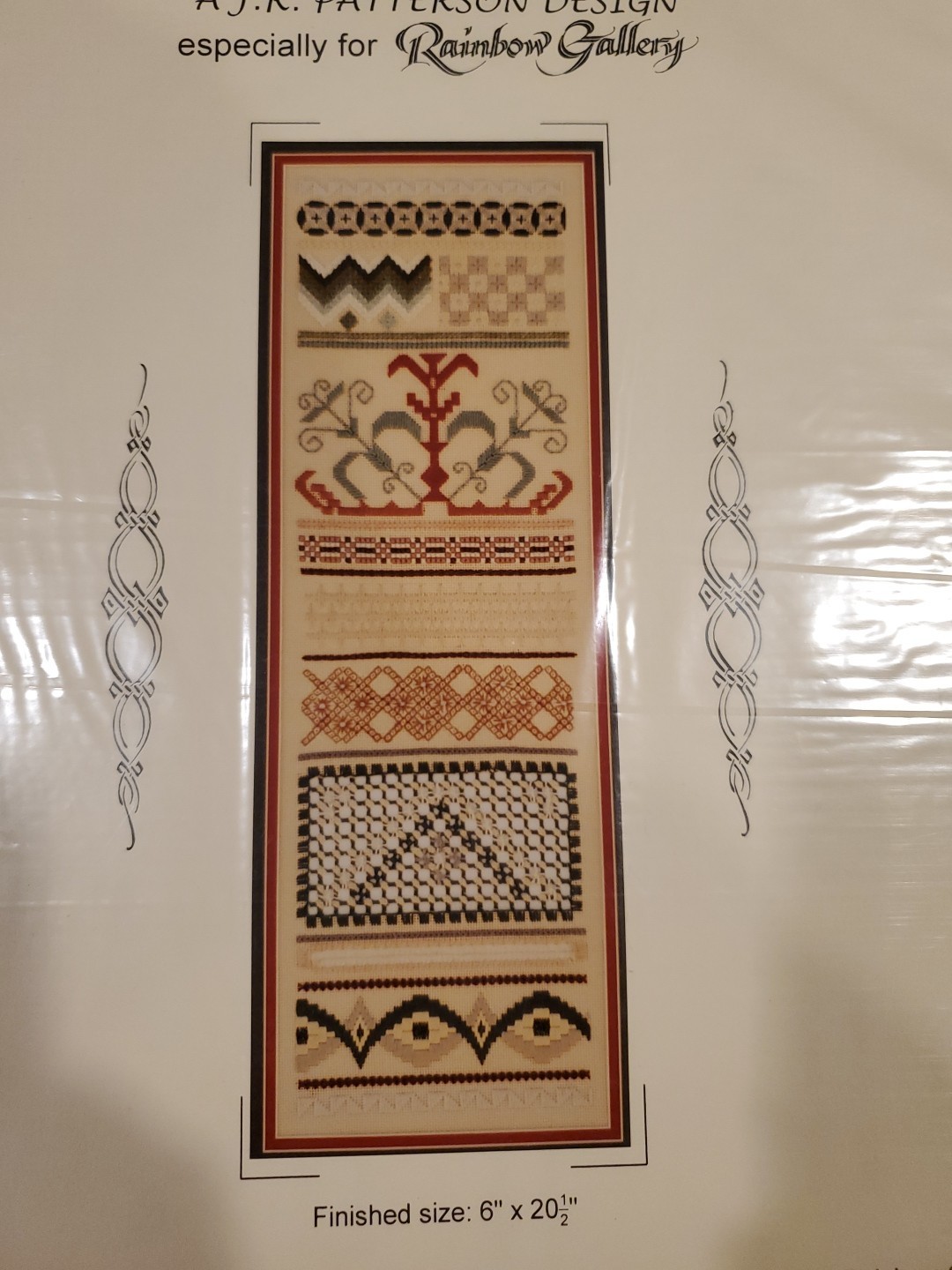 AJR Patterson Design Rainbow Gallery Needlepoint Chart - Robyn's Sampler