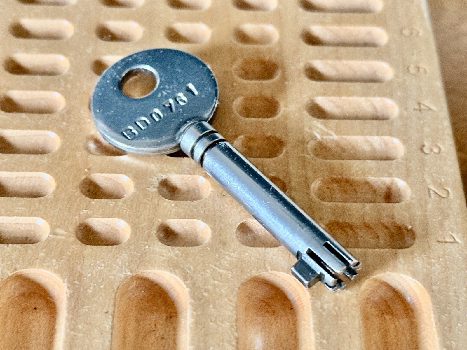 Bramah High Security Lock KEY Locksport Locksmith Collector