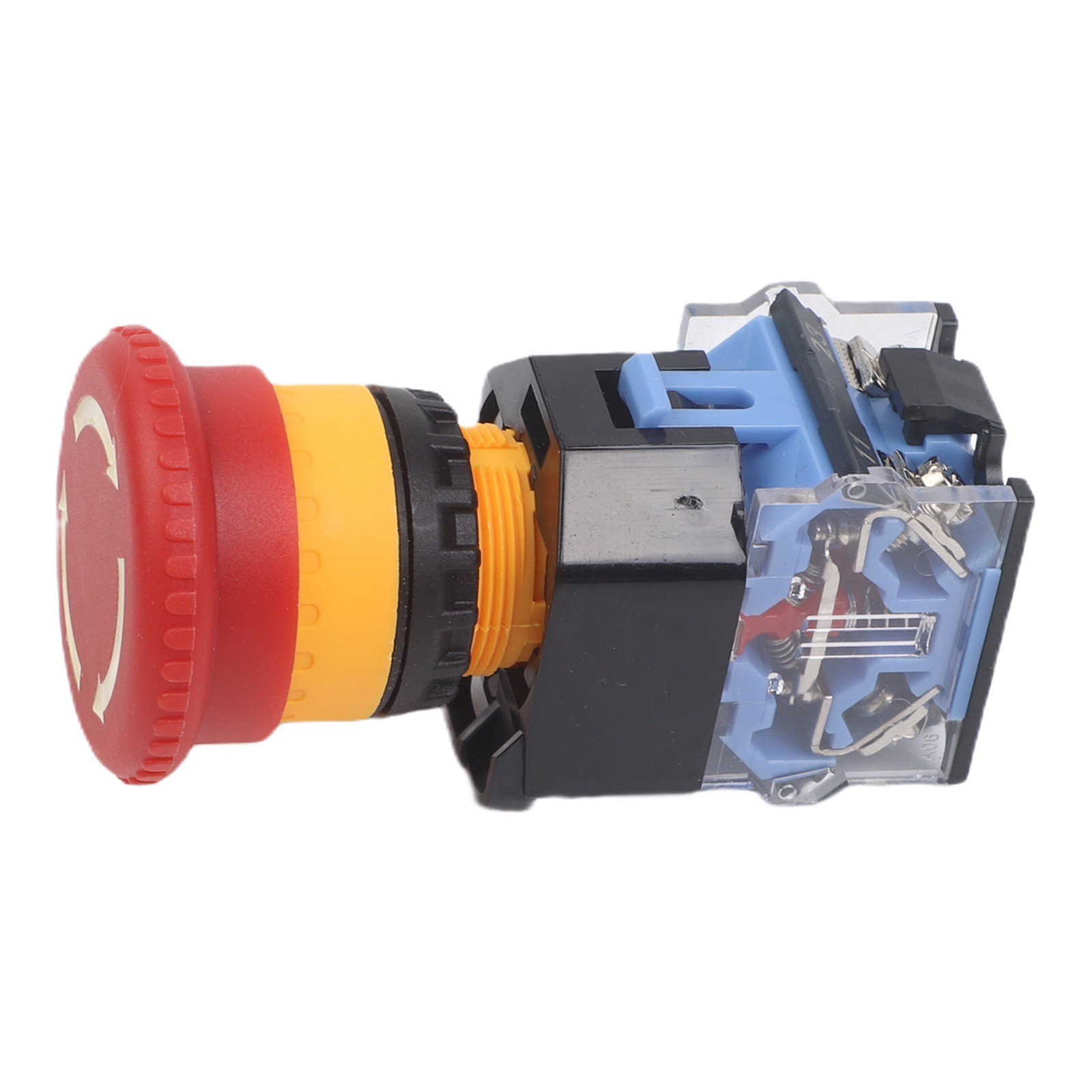 Push Button Switch with Mushroom Head 660V Maximum Voltage 22mm Diameter