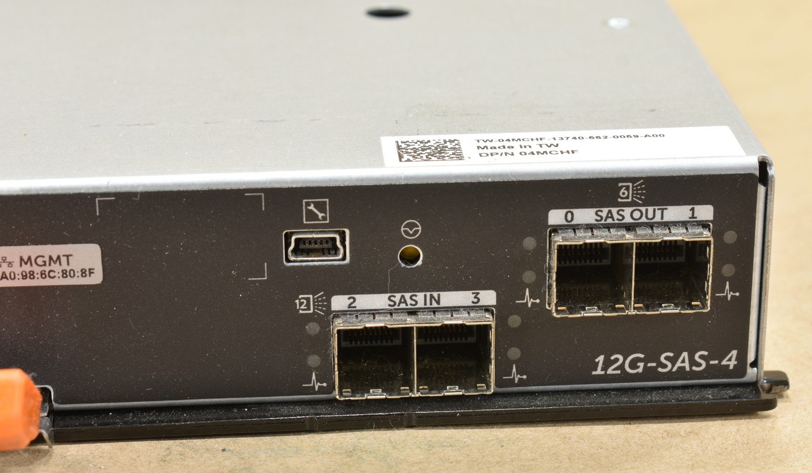 Dell 04MCHF, SAS RAID Controller Module for MD3460, 12G-SAS-4, E02M005