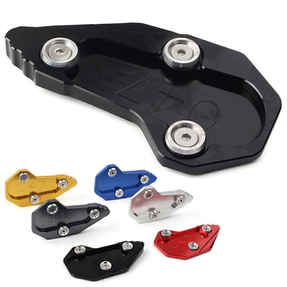 For 2015-16 1200R R1200RS Kickstand Side Stand Extension Enlarger Pad Aluminium