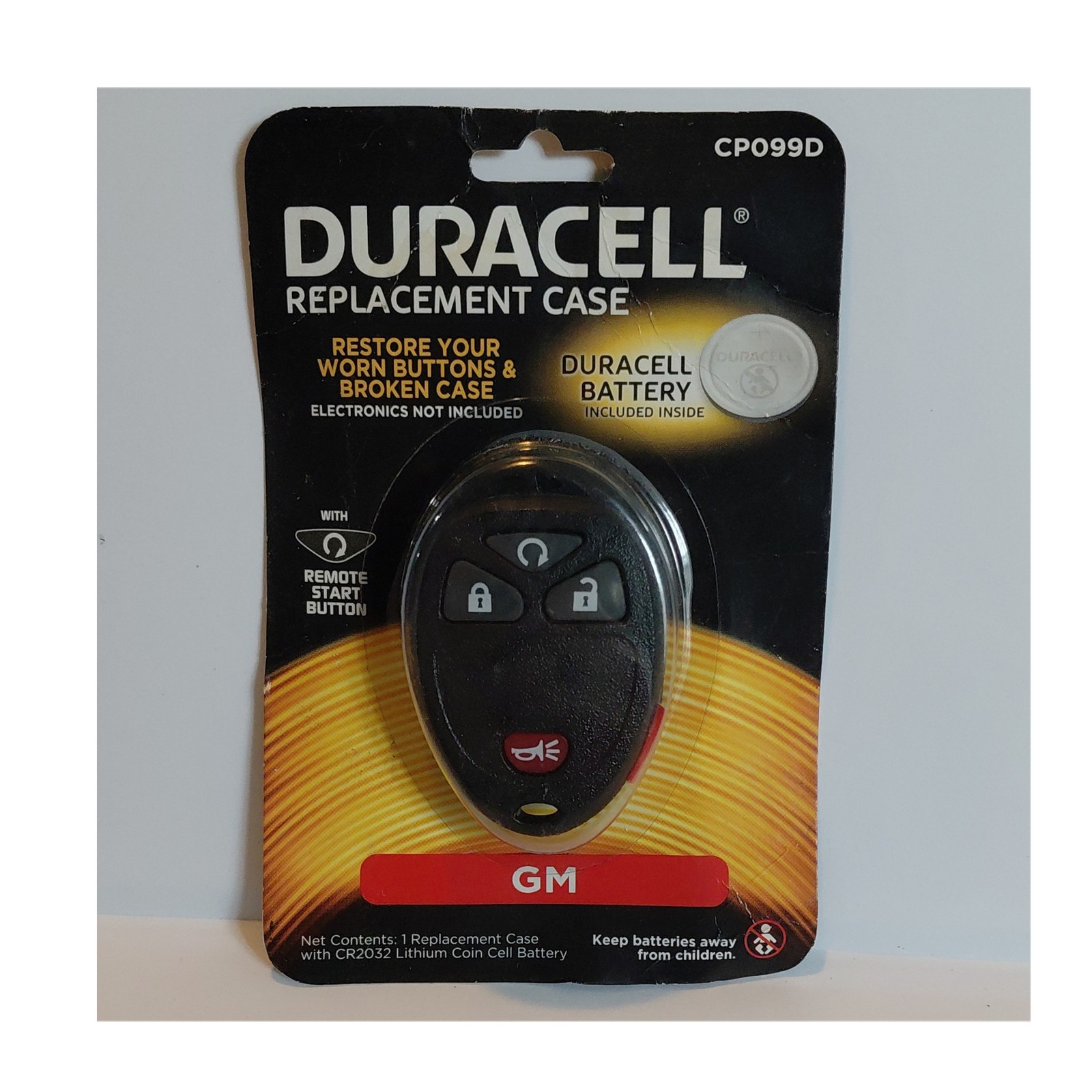 Duracell Replacement Case CP099D for GM Car Remote Replacement Model GM
