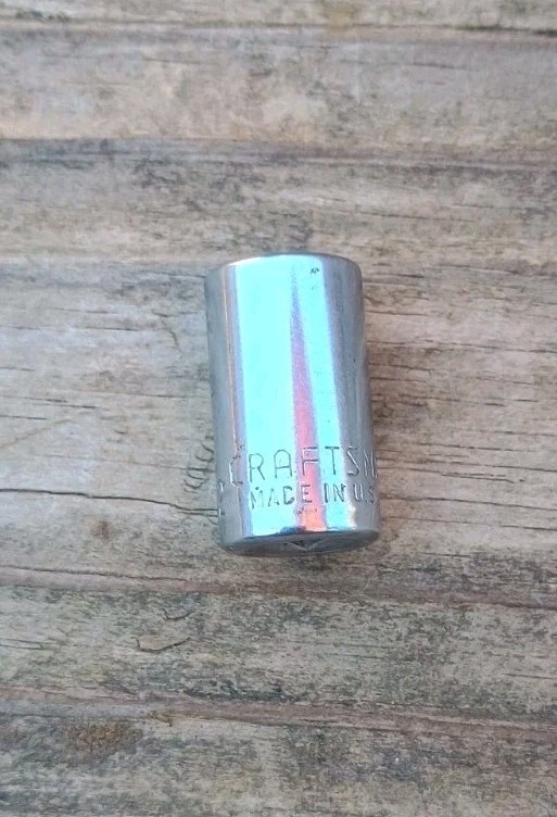 Vintage Craftsman 11/32" 12 Point Shallow Socket 1/4" Drive V 43604 USA