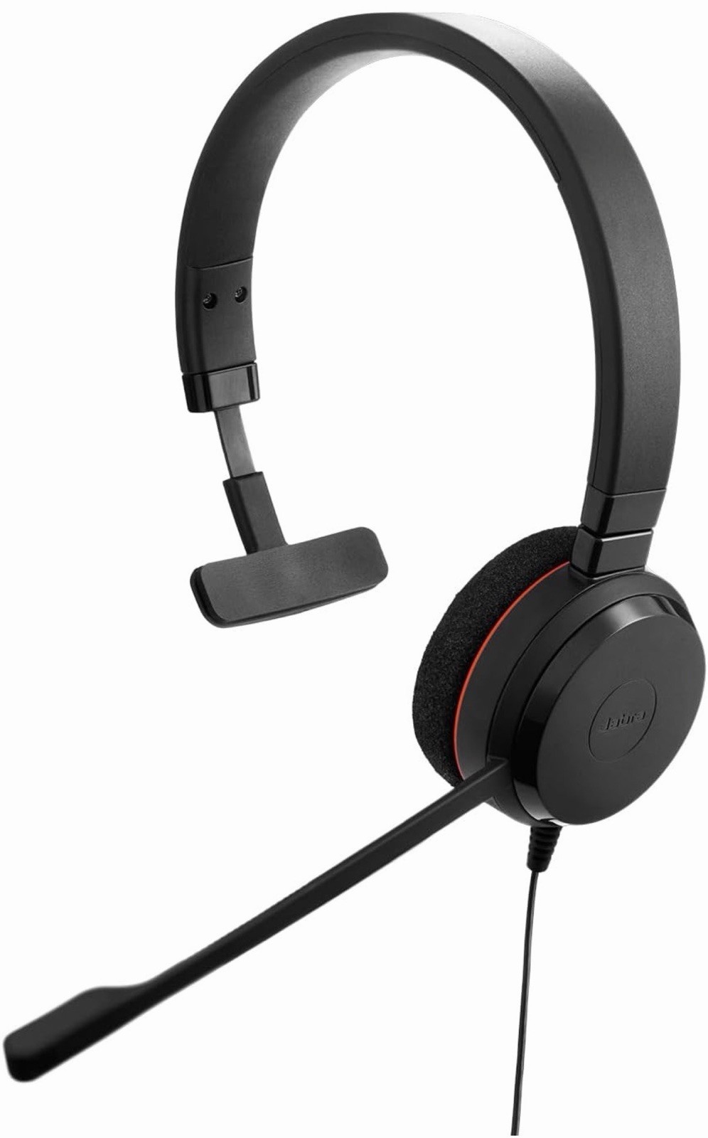 Jabra Evolve 20 Wired USB-C/A Mono Headset MS Teams Office Call Center Black