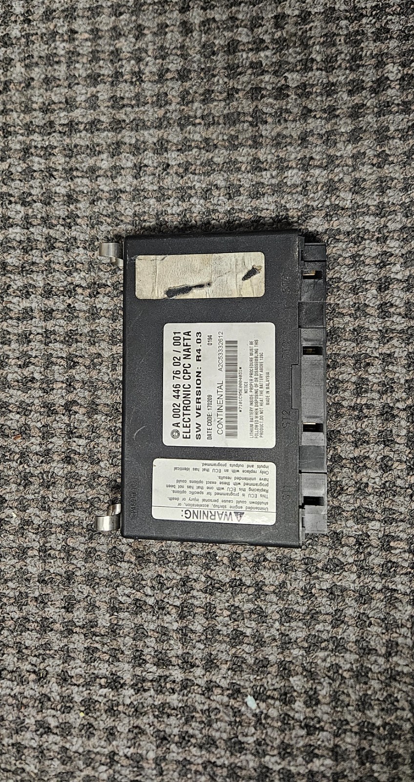 Freightliner Cascadia Electronic OEM CPC A0024467602/001 NAFTA