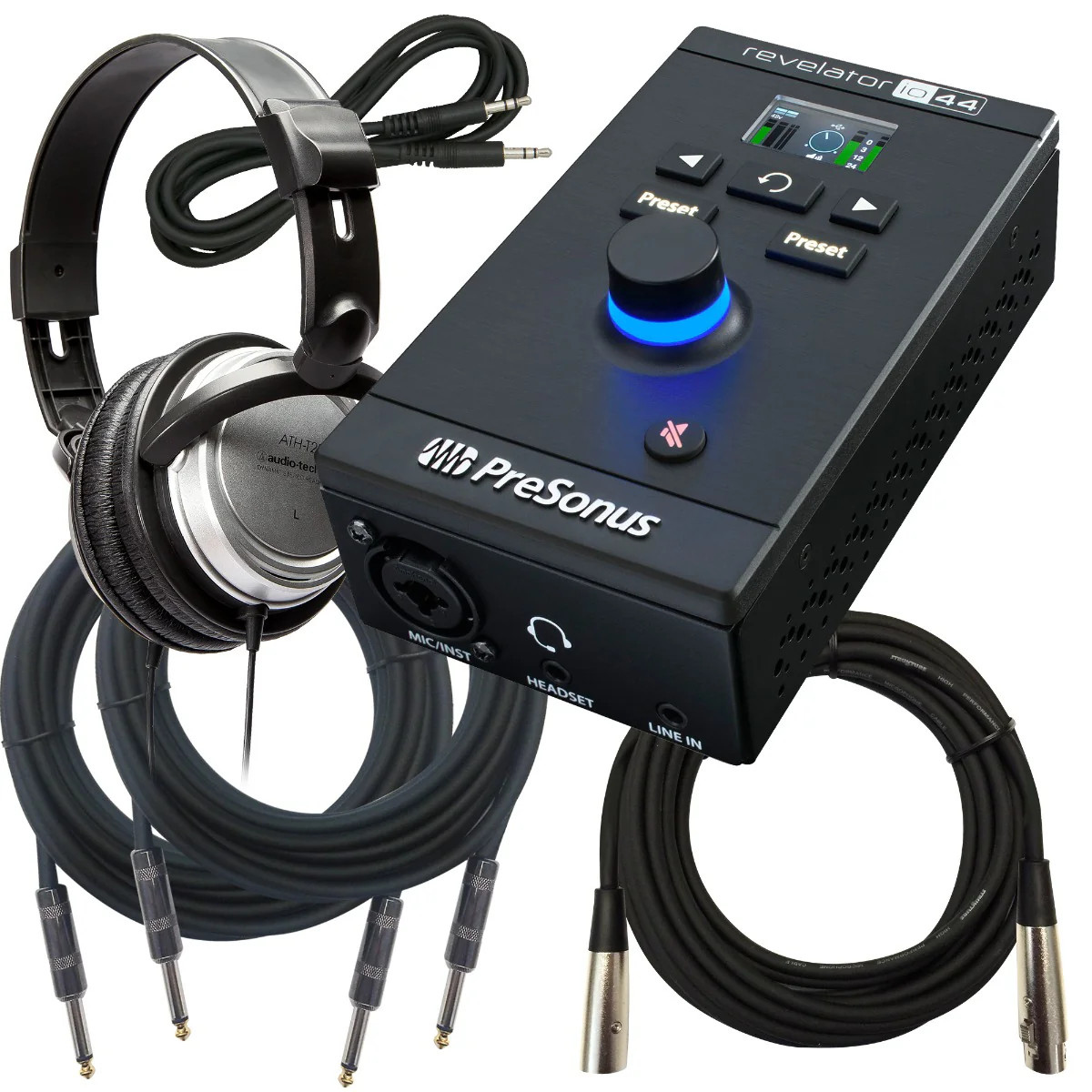 PreSonus Revelator io44 USB-C Audio Interface STUDIO RIG