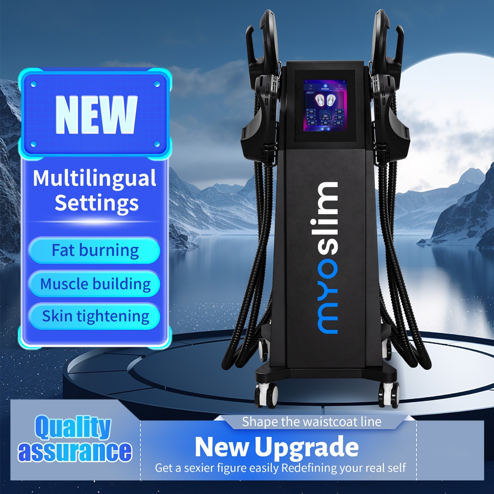 MYOslim Neo Body Contour Sculpt Device Muscle Toning Butt Lift Stimulator Salon