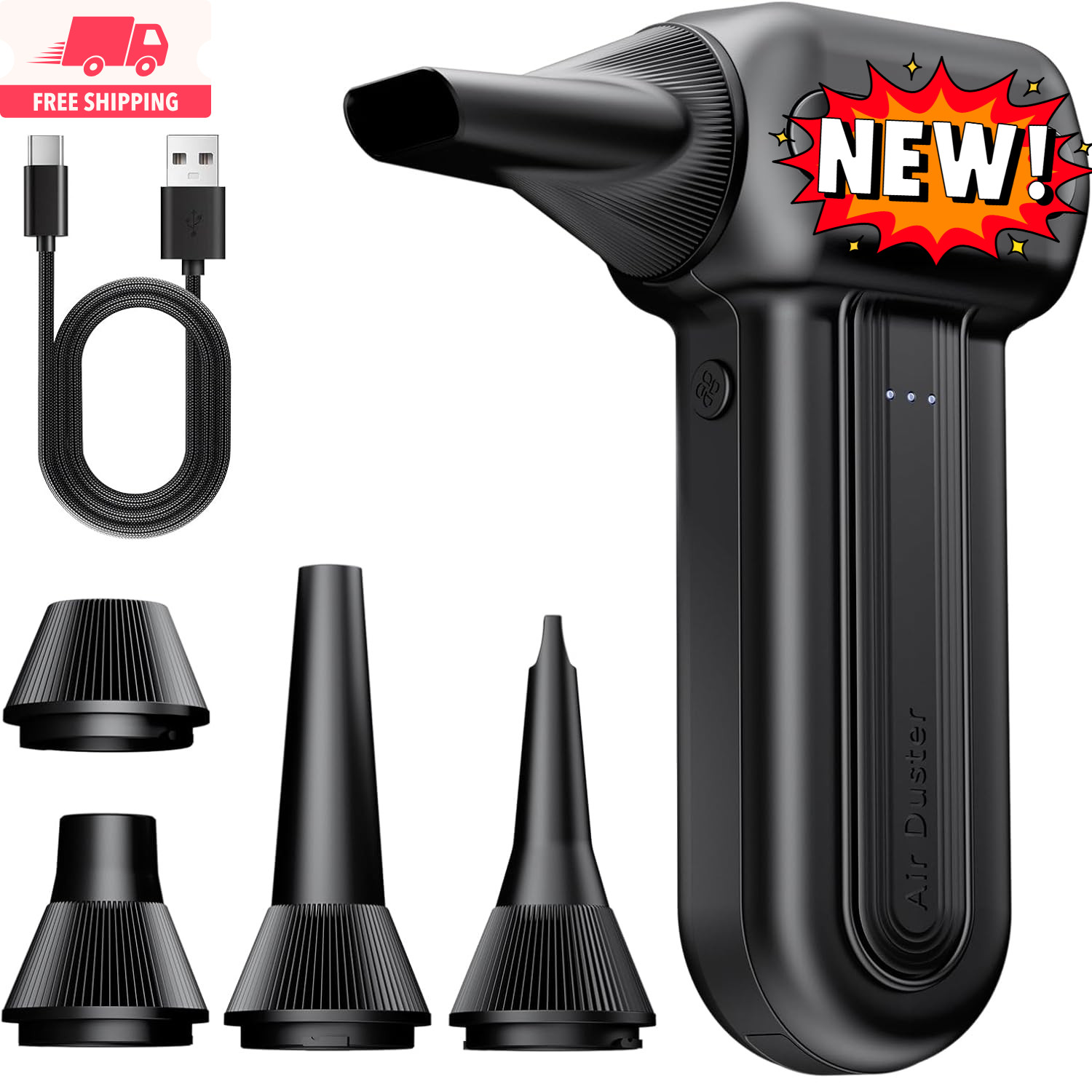 Soplador de aire comprimido MF60 - 110 000 RPM - Potente soplador eléctrico inal