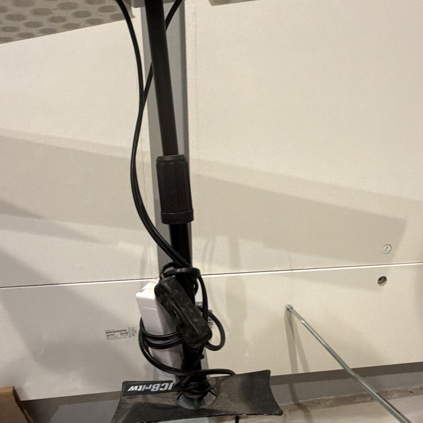 Black Grow Light Fixture Stand Kit w/ Hanging Hardware and Power Cord