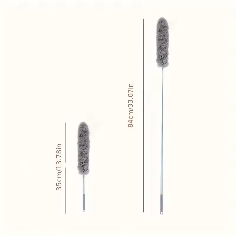 Microfiber Duster Soft Feather Dusting Brush Household Extendable Cleaning Tool