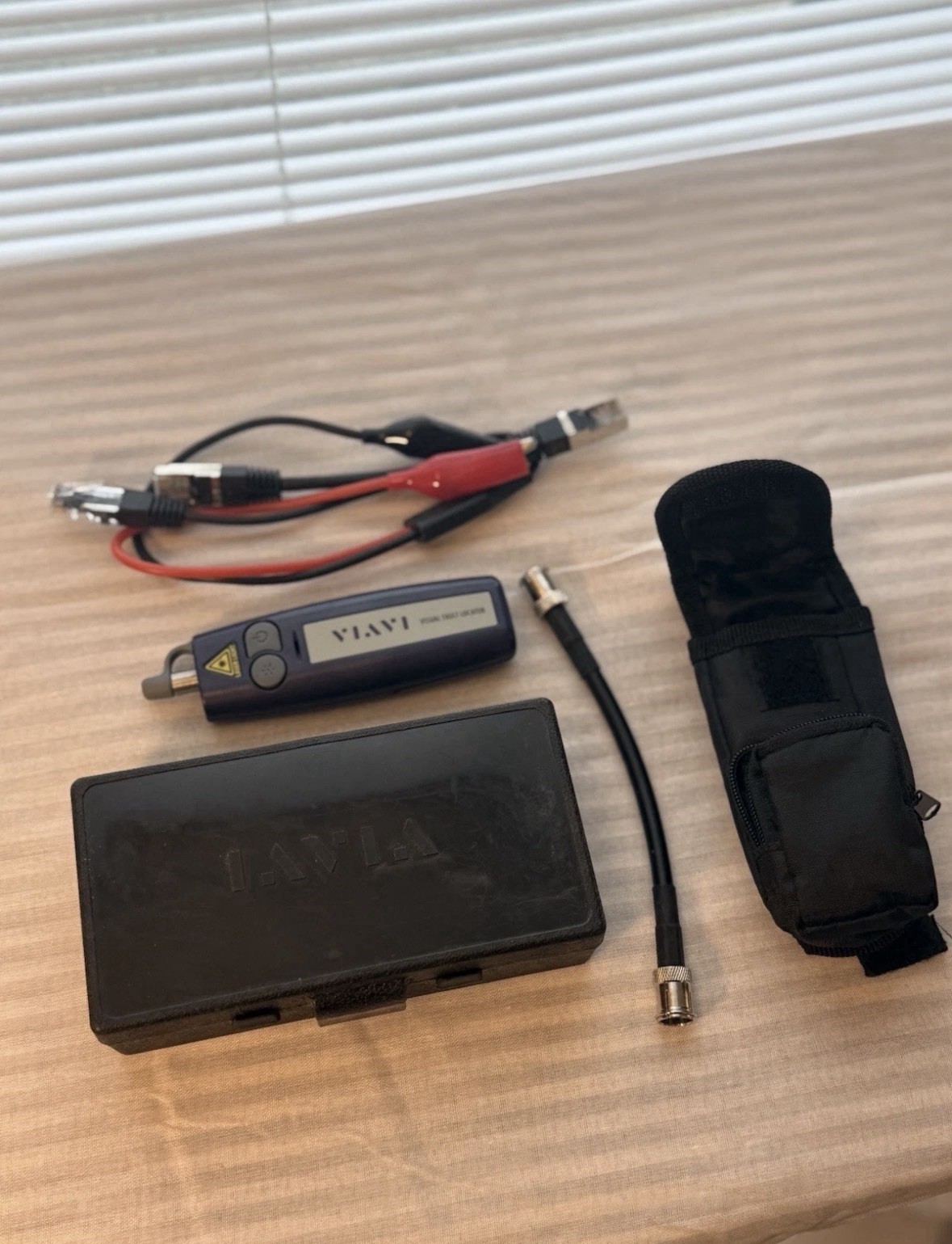 VIAVI OLP-87 PON Power Meter Kit + Fiber Microscope + Accessories Bundle