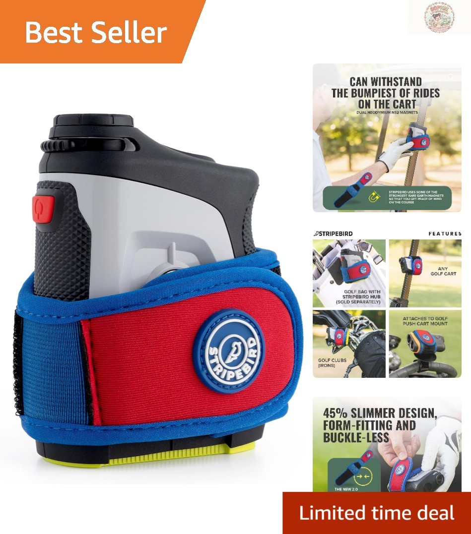 2.0 Slim Magnetic Strap for Golf Rangefinder - Buckle-less Design & Super Strong