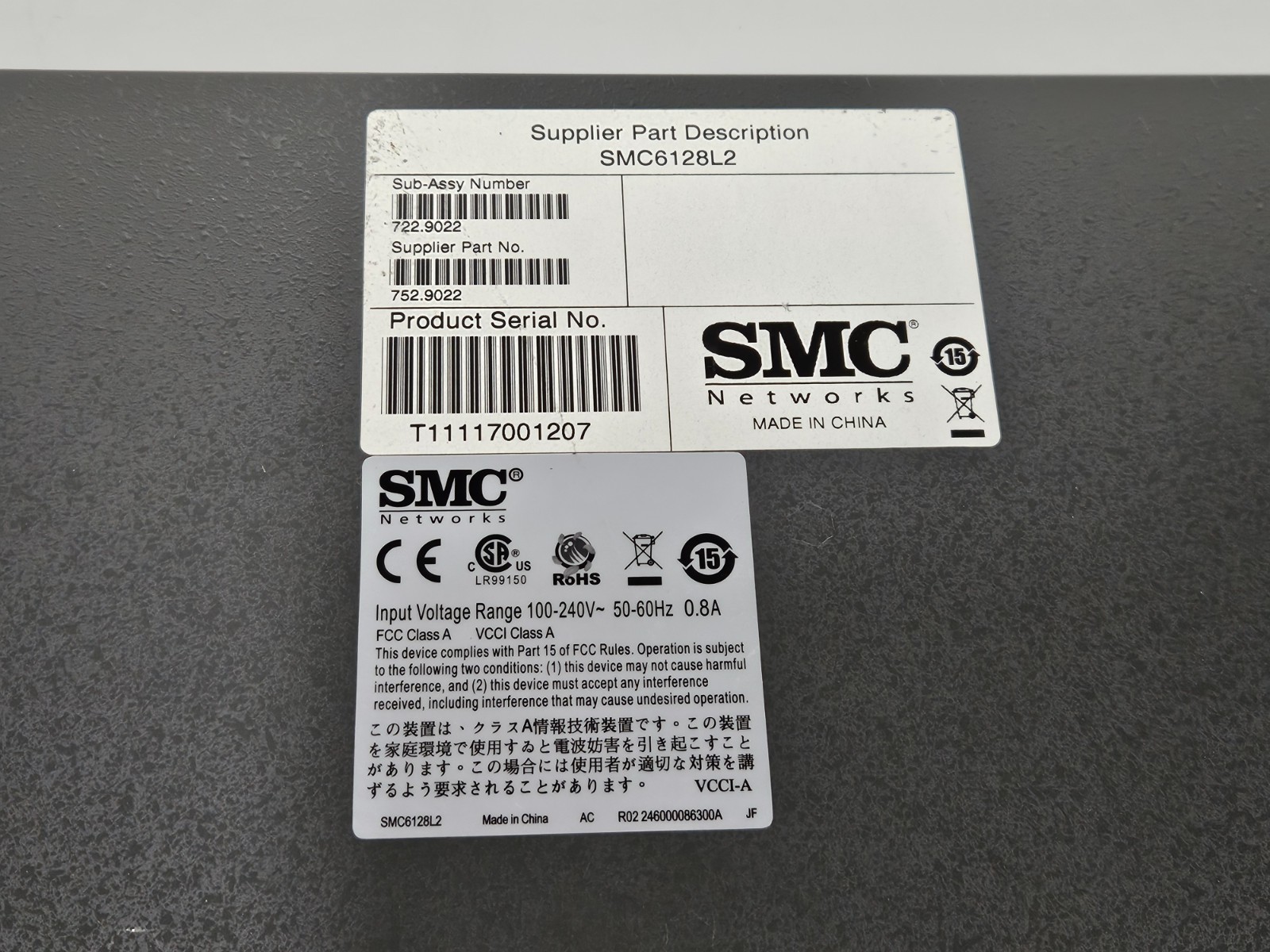 SMC Network TigerSwitch 10/100 Ethernet Switch SMC6128L2