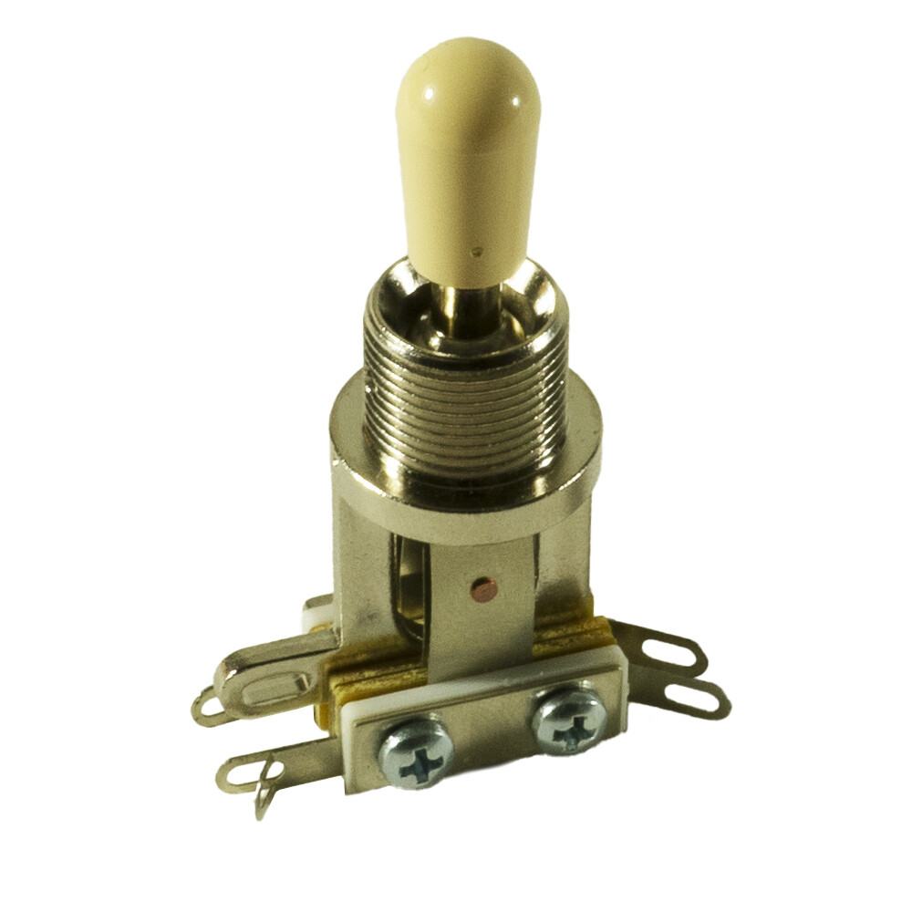 Centralab® 3 Way Short Toggle Switch Nickel fits Gibson Les Paul switchcraft