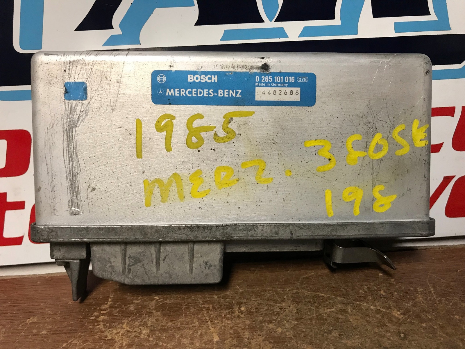 1985 MERCEDES 380SE ABS MODULE 0 265 101 016