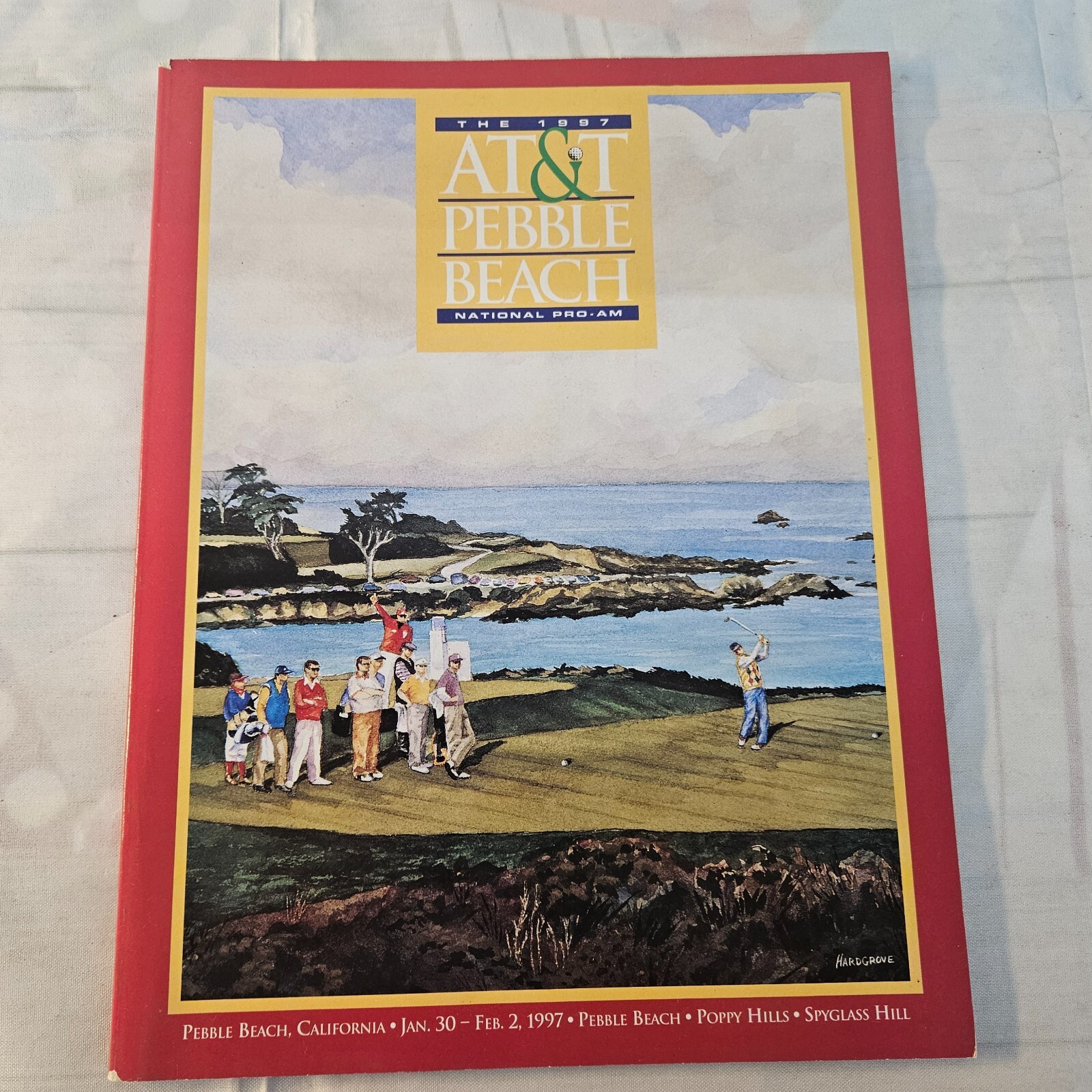 AT&T 1997 PEBBLE BEACH National Pro-Am Golf Program Magazine