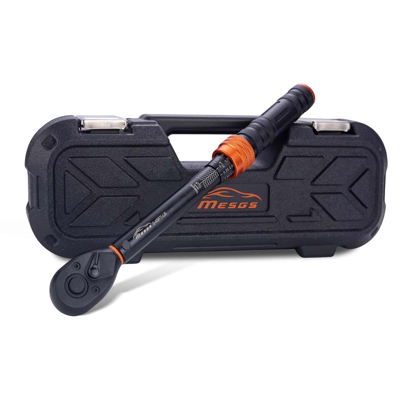 3/8Inch Drive Torque Wrench, 5–45 FtLb 6.8–61 Nm, ±3% Accuracy, 72Tooth DualD...