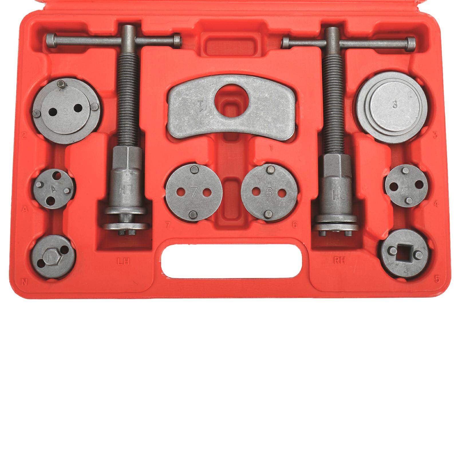 24Pcs Disc Brake Caliper Tool Kit Front Rear Brake Piston Compression Tool Set