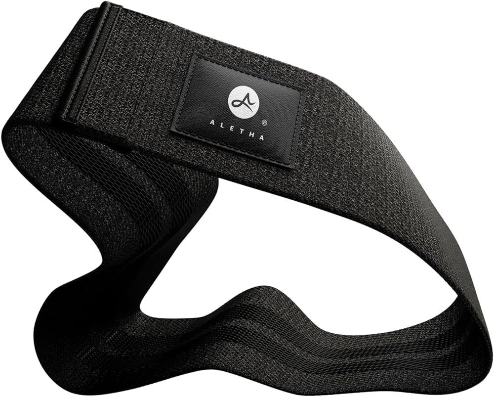 Aletha Hip Resistance Band Non-Slip Black Medium Resistance