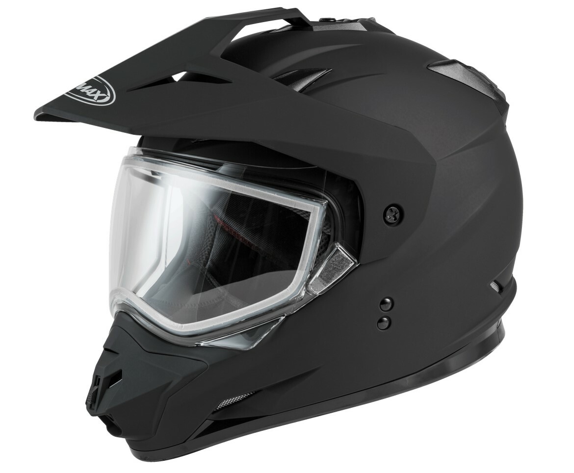 GMAX Snowmobile GM-11S Dual Sport Matte Black Helmet 2XL 72-7121  CLEARANCE