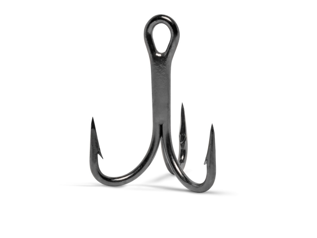 25 pack - VMC #2 4x-Strong Treble Hook - Black Nickel - O'Shaugnessy 9626BN-BULK