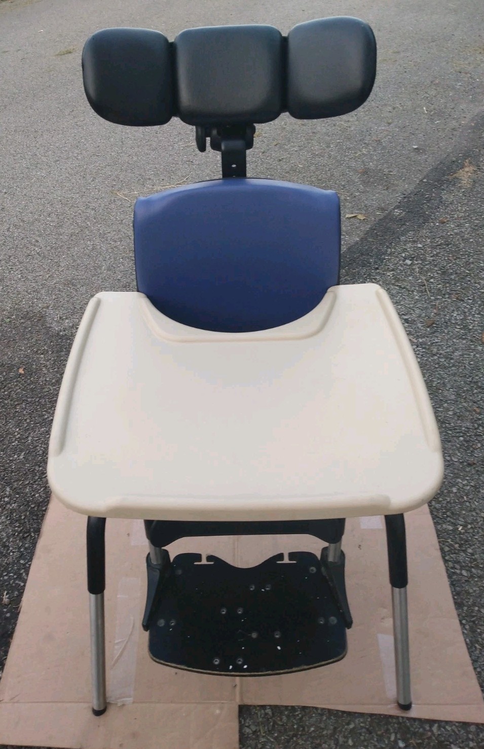 Rifton Activity Chair 820 R820 Small Children 75lb Blue Cushion W/TRAY VGC SHIPS