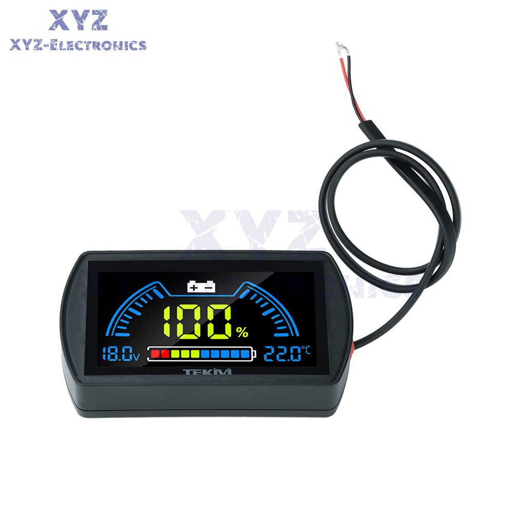 Digital Voltage Power Indicator Temperature Sensor Two-Wire Battery Level Meter