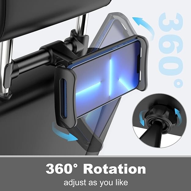 Universal Car Back Seat Headrest Tablet IPAD Phone Mount Holder