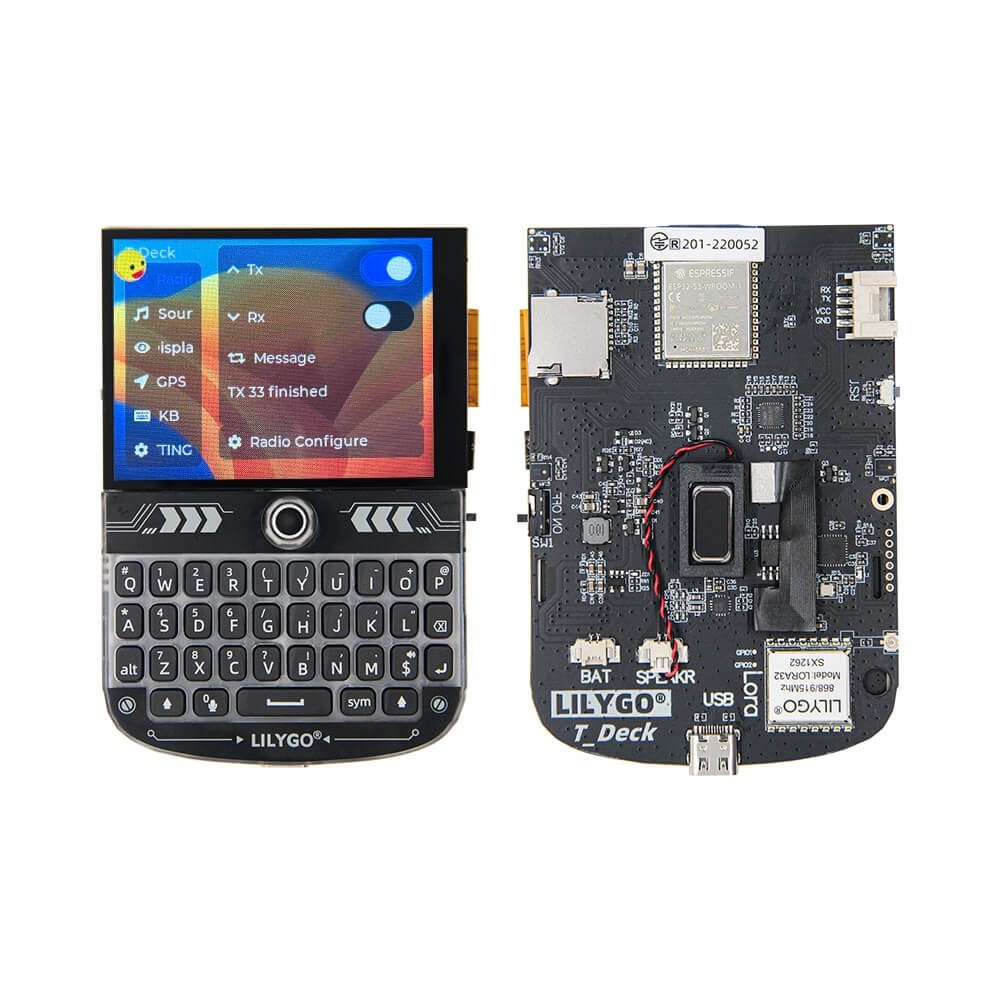 Meshtastic T-Deck LoRa Bundle - Encrypted Communication, Free Messages, New UI