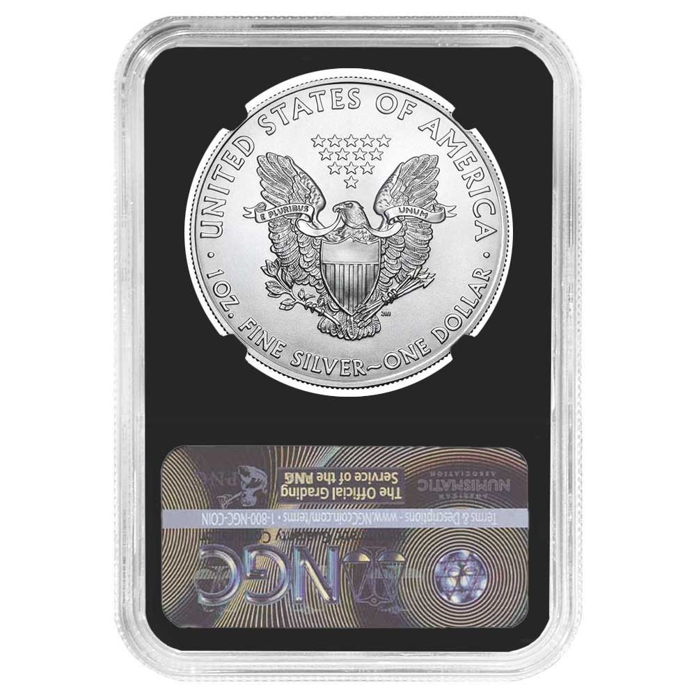 2021 (W) $1 Type 1 American Silver Eagle NGC MS70 ALS Label Retro Core
