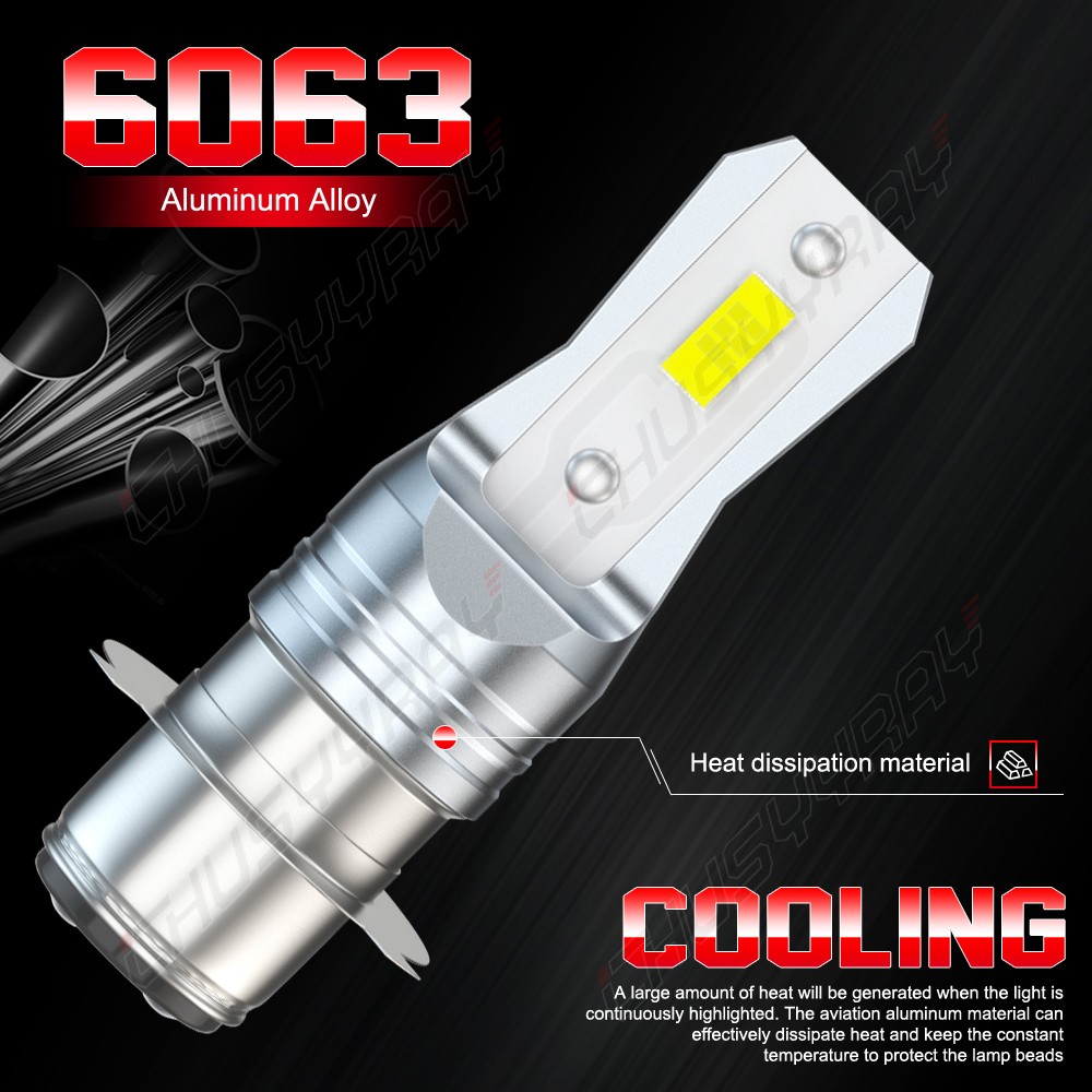 FOR Honda Rincon 650 680 2003-2015 Pair H6 LED Headlight Light Bulbs 6000K White