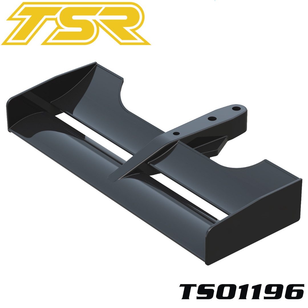 Team Saxo TS01196 F1 Front Wing Black RC Car Racing Formula One Part On-road