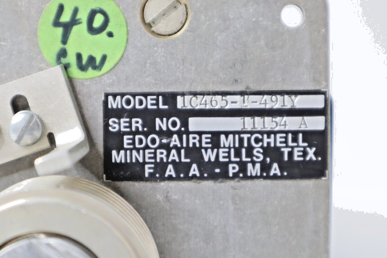 Edo-Aire Mitchell Rudder Servo 1C465-1-491Y