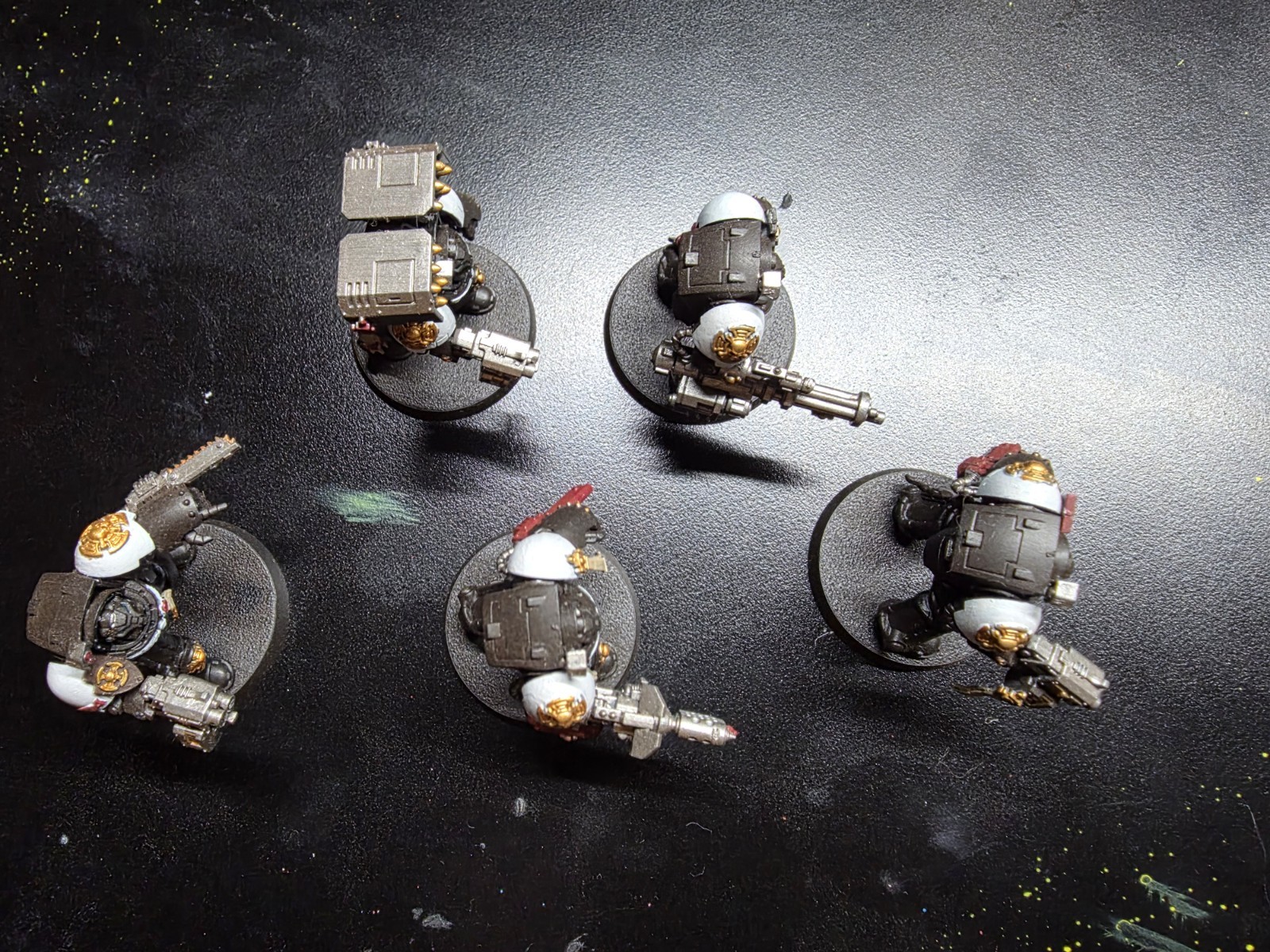 Games Workshop Warhammer 40K Space Marines Painted Terminator Squad