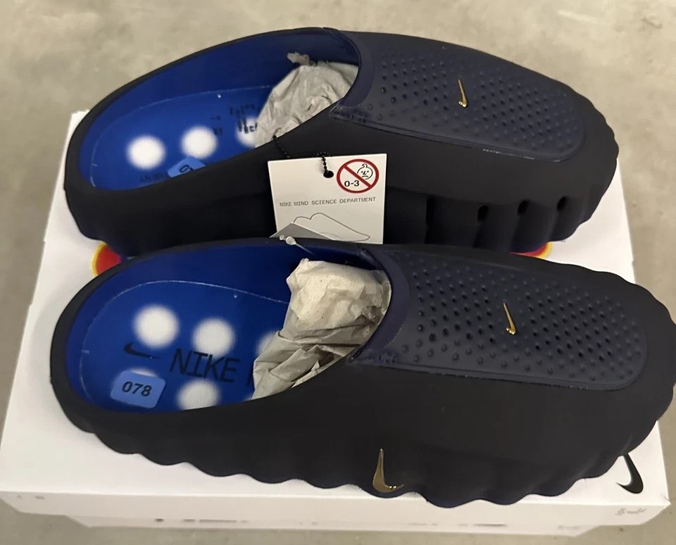 Nike Mind 001 Slide Blackened Blue Game Royal - Size US910 Brand New