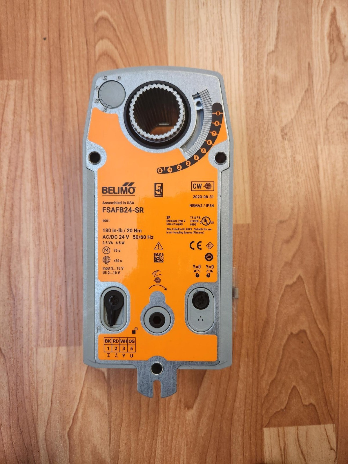Belimo FSAFB24-SR Fire Smoke Actuator